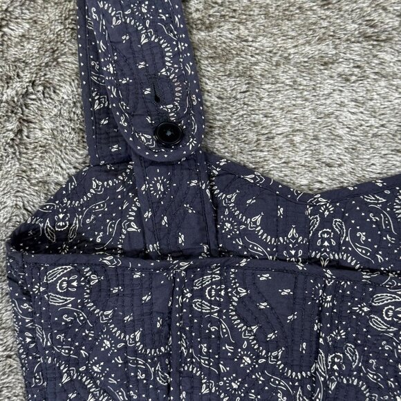 Madewell Quilted Sweetheart Crop Top Sz 2 - Picture 7 of 9